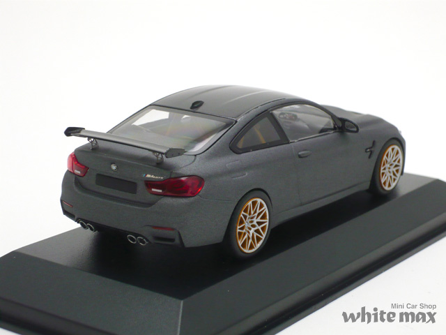 ミニチャンプス　1/43 BMW M4 GTS 2016 (マットグレー/オレンジホイール)