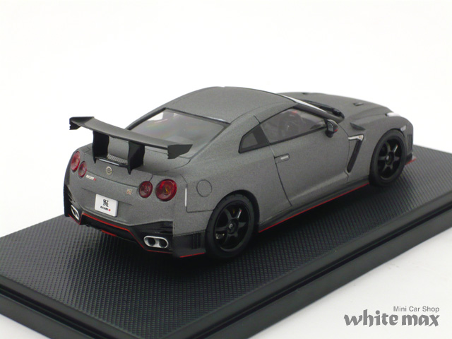 エブロ　1/43日産GT-Rニスモ(R35) グレー エブロ 1/43 ニッサン GT-R NISMO N アタック パッケージ (ダーク